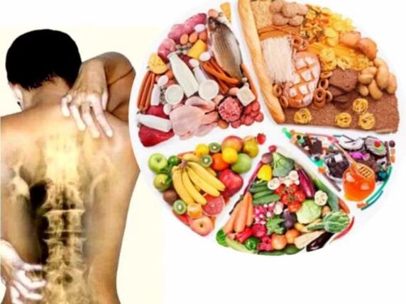 Dieta na osteochondrozę